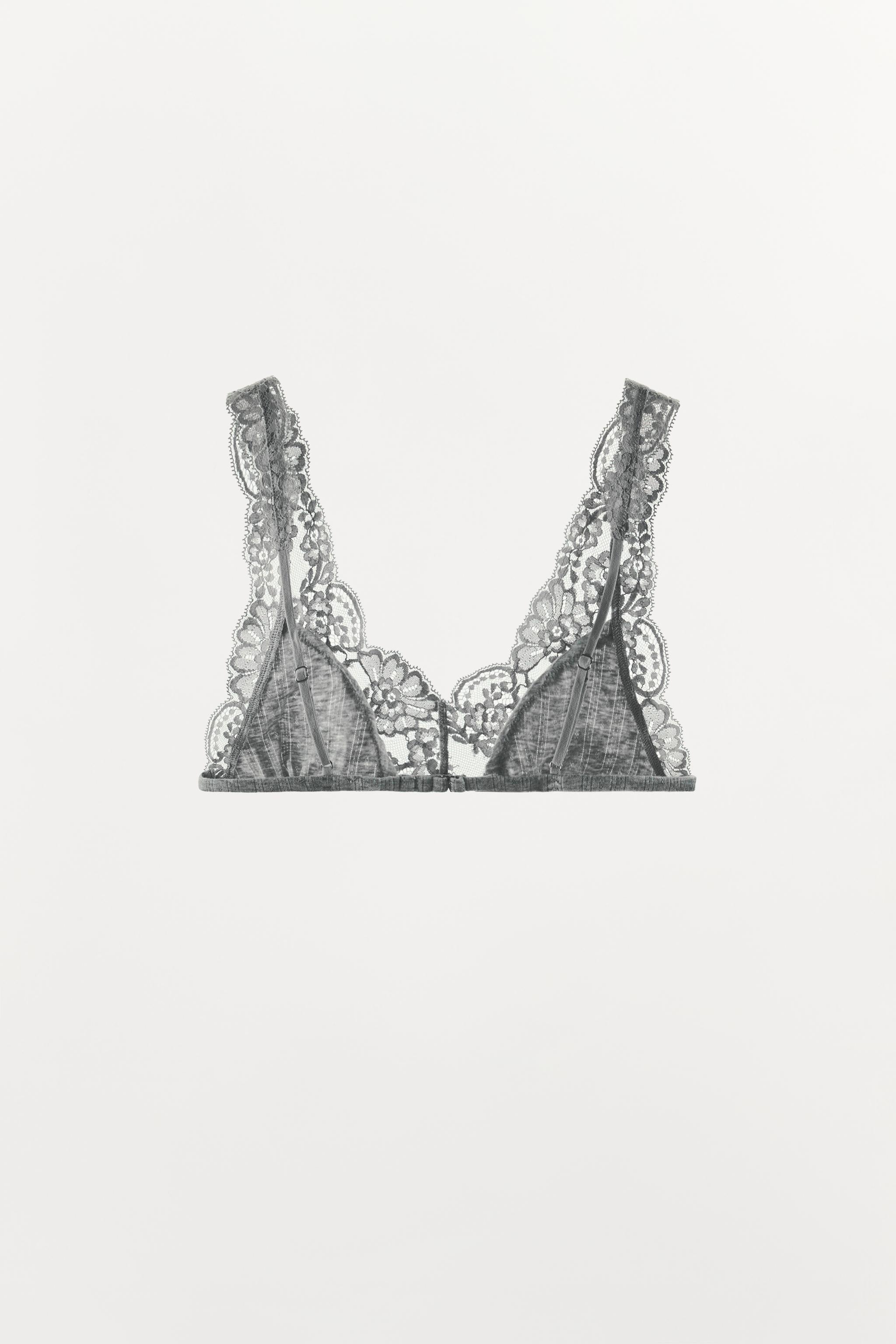 POINTELLE LACE BRALETTE